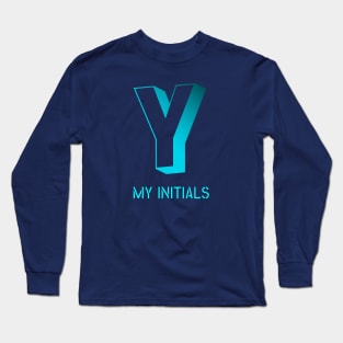 Letter Y Initials Unique Name T-Shirt Long Sleeve T-Shirt